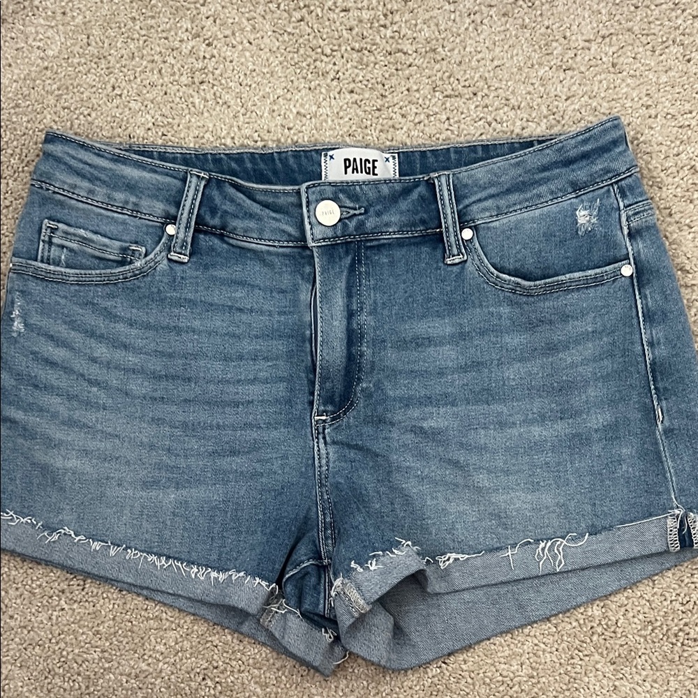 PAIGE Women's size 29 Classic Blue Jean Shorts